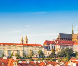 Vista del Castillo de Praga