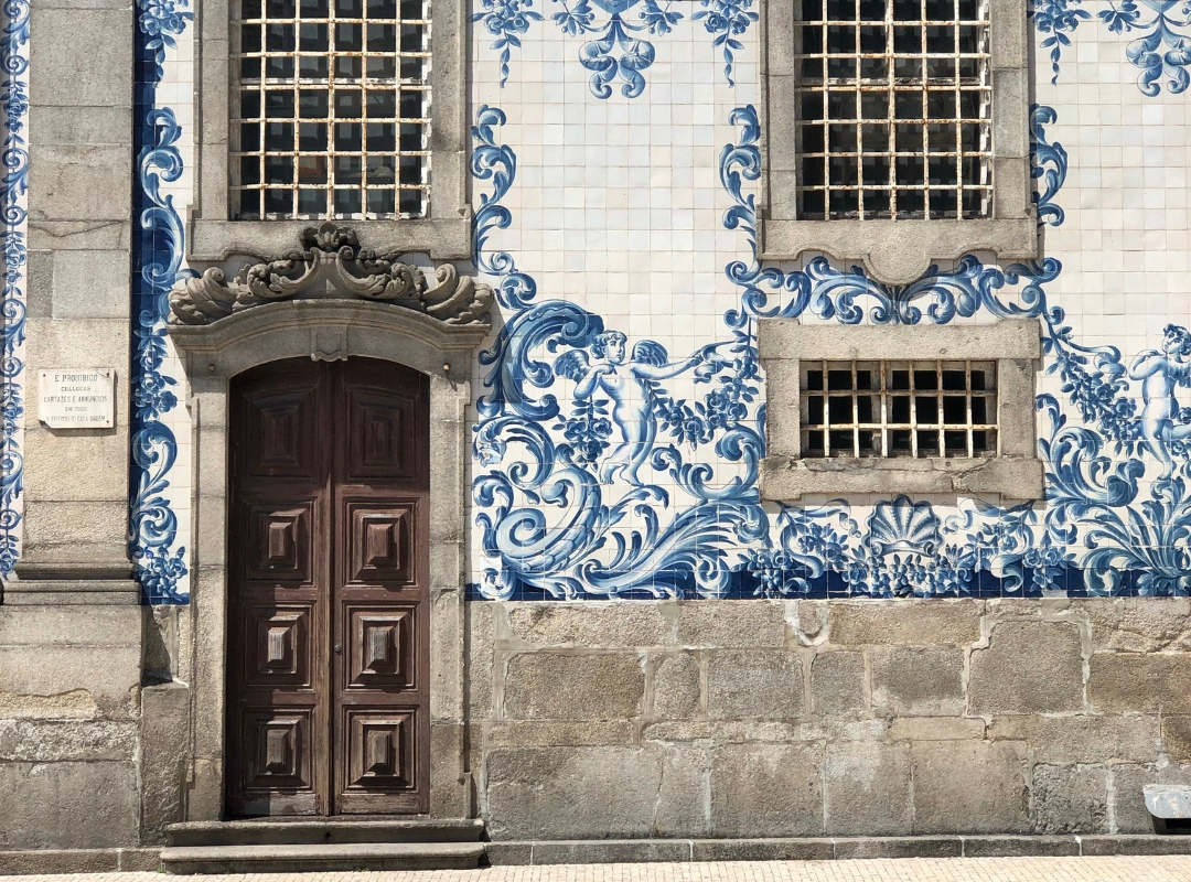 Fachada azul Oporto Fachada azul Oporto